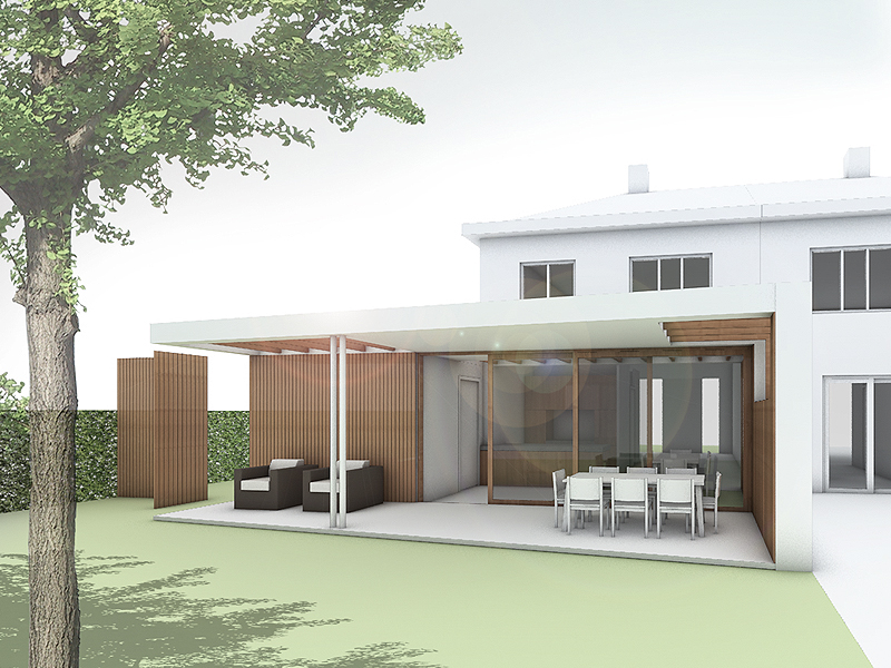 JOUS architecten Joure_verbouw tuinkamer woning Joure 2