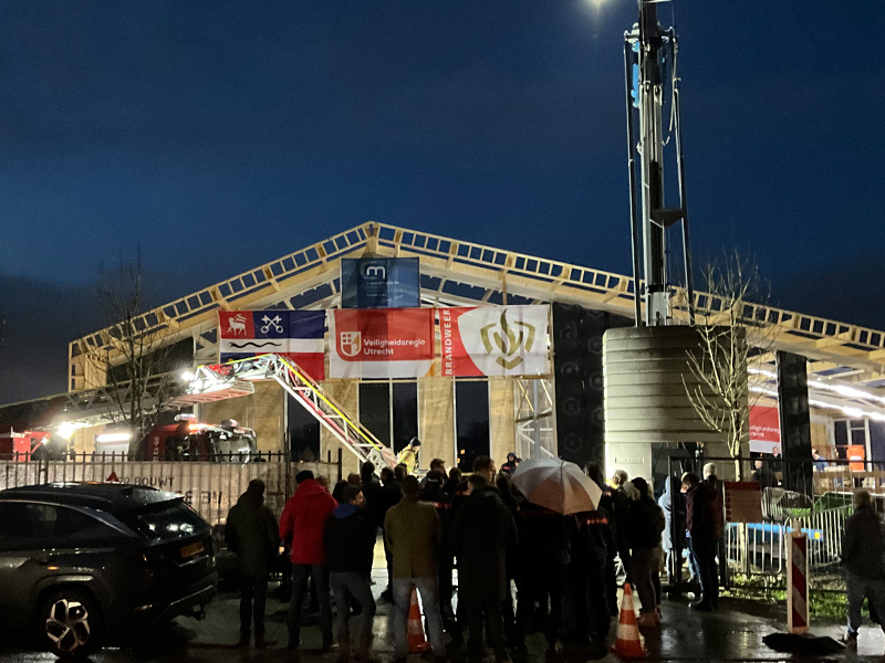 Hoogste punt brandweerkazerne Abcoude 16 JOUS architecten vergunning brandweerkazerne Abcoude2