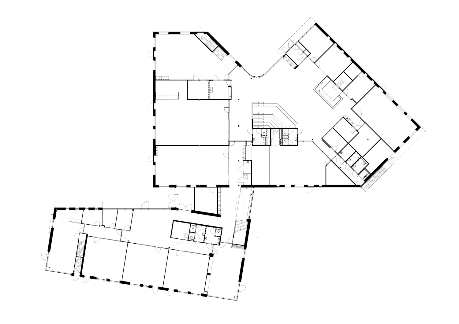 JOUS architecten Joure Gomarus College plattegrond BG