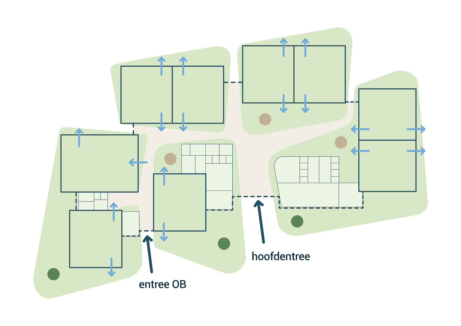 JOUS revitalisatie Wumkesskoalle Joure plattegrond zonder tekst